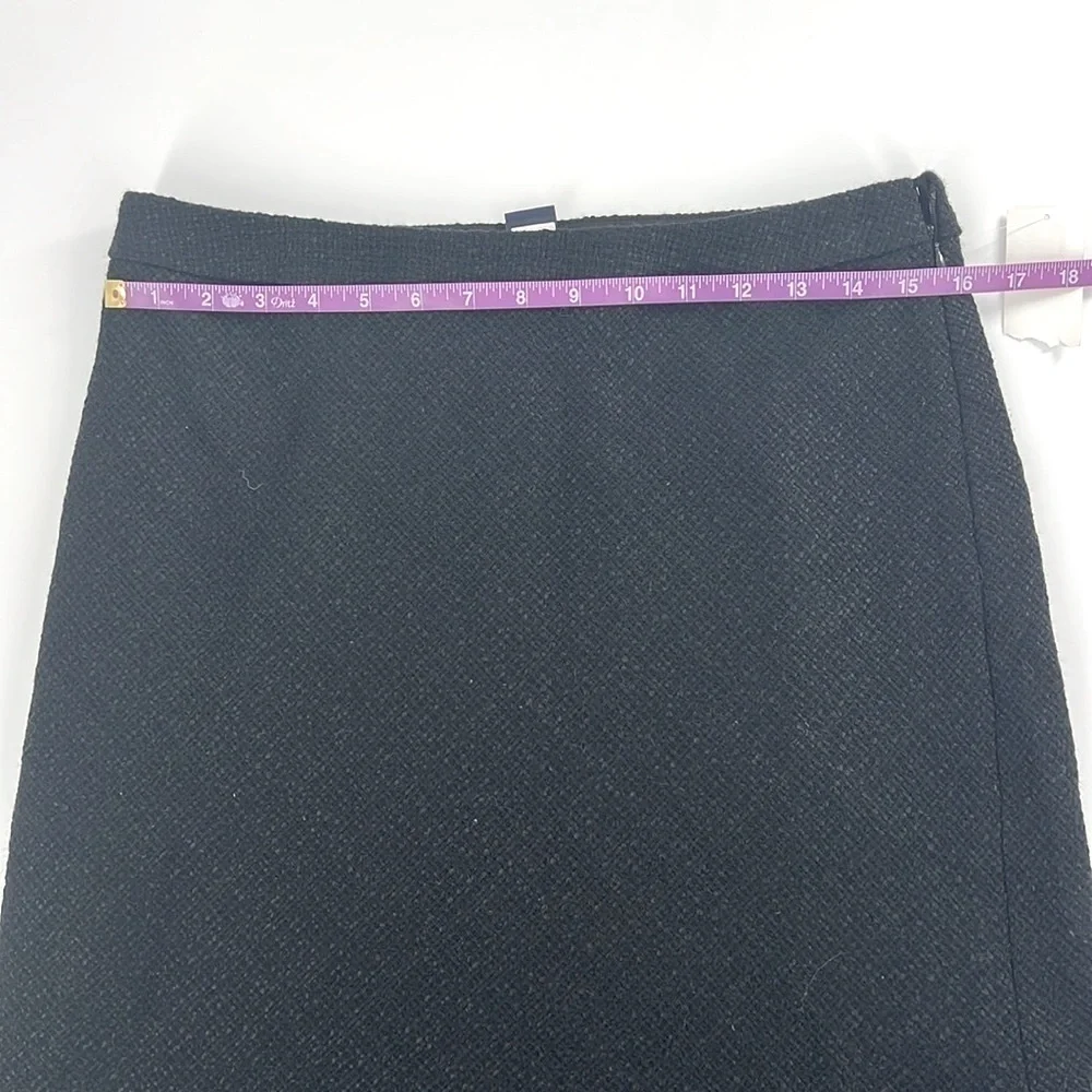 Gap tweed wool blend pencil flare office work professional quality‎ skirt size 8
